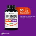 thumbnail image 4 of HealthFare Glutathione Supplement 1000mg | Reduced GSH Antioxidant | 98%+ Highly Purified | 150 Vegan Capsules | Immune & Detox Support | Non-GMO, Gluten-Free | Made in USA, 4 of 7