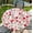 F-flower, variant on Round Fitted Tablecloth with Elastic Edge Floral Tablecloth 44" Reusable Watercolor Flower Round Table Cover for Indoor Outdoor 38"-42"