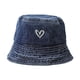 thumbnail image 1 of Sombrero para el de niños Portable Lindo Bucket Sombrero para actividades al aire libre Viajes cortos Summer azul oscuro, 1 of 8