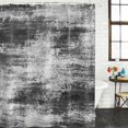 thumbnail image 2 of Vintage Abstract Bathroom Shower Curtains with 12 Hooks Polyester Waterproof Shower Curtain for Stalls and Bathtubs Minimalist Texture Art Black Gray Decorative Bathroom Privacy Curtain 72x72 Inches, 2 of 9