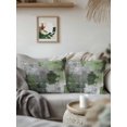 thumbnail image 3 of Outdoor Pillows Waterproof, Sage Green Grey Bedding Throw Pillows with Insert for Couch Sofa Bed, Modern Oil Painted Abstract Art Aesthetics 18x18 Inch Pillowcases Decorative Patio Pillow Set of 1, 3 of 8