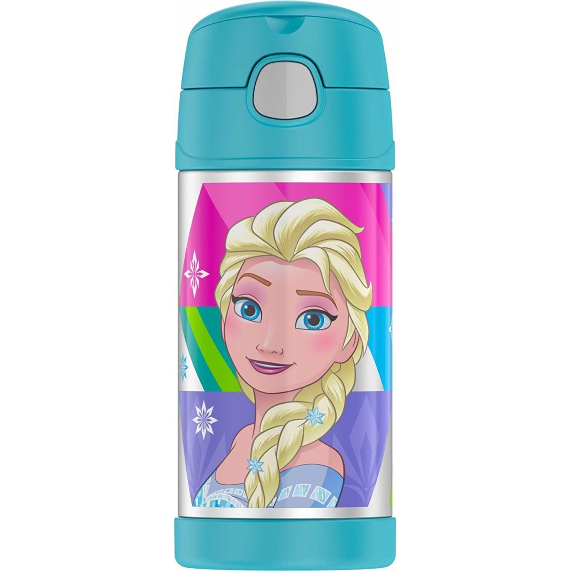 Disney Frozen Thermos Funtainer 12 Ounce Bottle Aqua (Design may vary