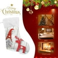thumbnail image 4 of GZHJMY Christmas Stocking, Personalized Christmas Reindeer Large Candy Stocking Hanging Gift, Xmas Stockings Decoration 1 PCS for Family Holiday Party Ornaments Decor Fireplace, 4 of 7