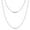 Length 18 Inches, variant on Charmsy Ball Chain Necklace for Women – Italian Style Ball Bead Chain, 18 Inch Jewelry Gift