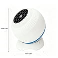 thumbnail image 4 of 360 Degree Dynamic Rotating Christmas Projector Light, 16 Patterns Holiday Decor Projection Lamp for Indoor Home Party Decoration, 4 of 4