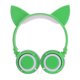 thumbnail image 2 of Auricular recargable plegable luminoso con forma de oreja de gato (verde)-135656.04, 2 of 8