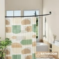 thumbnail image 6 of Curved Shower Curtain Rod 40-72 Inches Adjustable, Aluminum Shower Rod Rustproof, Round shower curtain rod, Curved Shower Rods for Bathroom, Bathtub, Stall, Black, Need to Drill, 6 of 18