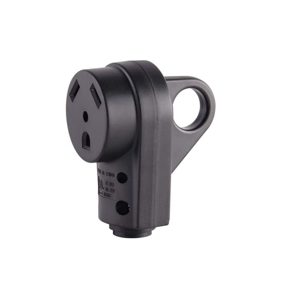Veepeak 30 Amp RV Receptacle Female Replacement Plug with Easy to Grip Handle Heavy Duty 125V 30A Rated cETL Listed