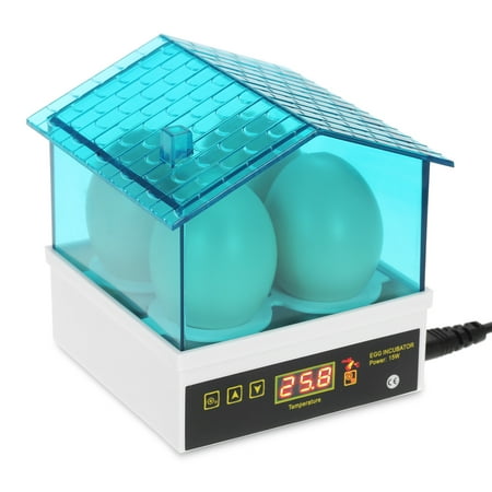 4-Eggs Household Mini Intelligent Automatic Egg Incubator Temperature Control Hatcher for Hatching Chicken Duck Bird Quail Poultry (Best Egg Incubator For The Money)