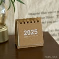 thumbnail image 2 of Mini Desk Calendar 2025 Unprinted Punch Card Countdown Planner for Desktop Use 7.5 cm x 6.5 cm x 3.5 cm Triangular Fold Design, 2 of 5