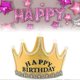 thumbnail image 4 of 1pcs DIY Cute Handmade Birthday Party Hats Illuminate Crown Cap (Yellow), 4 of 5