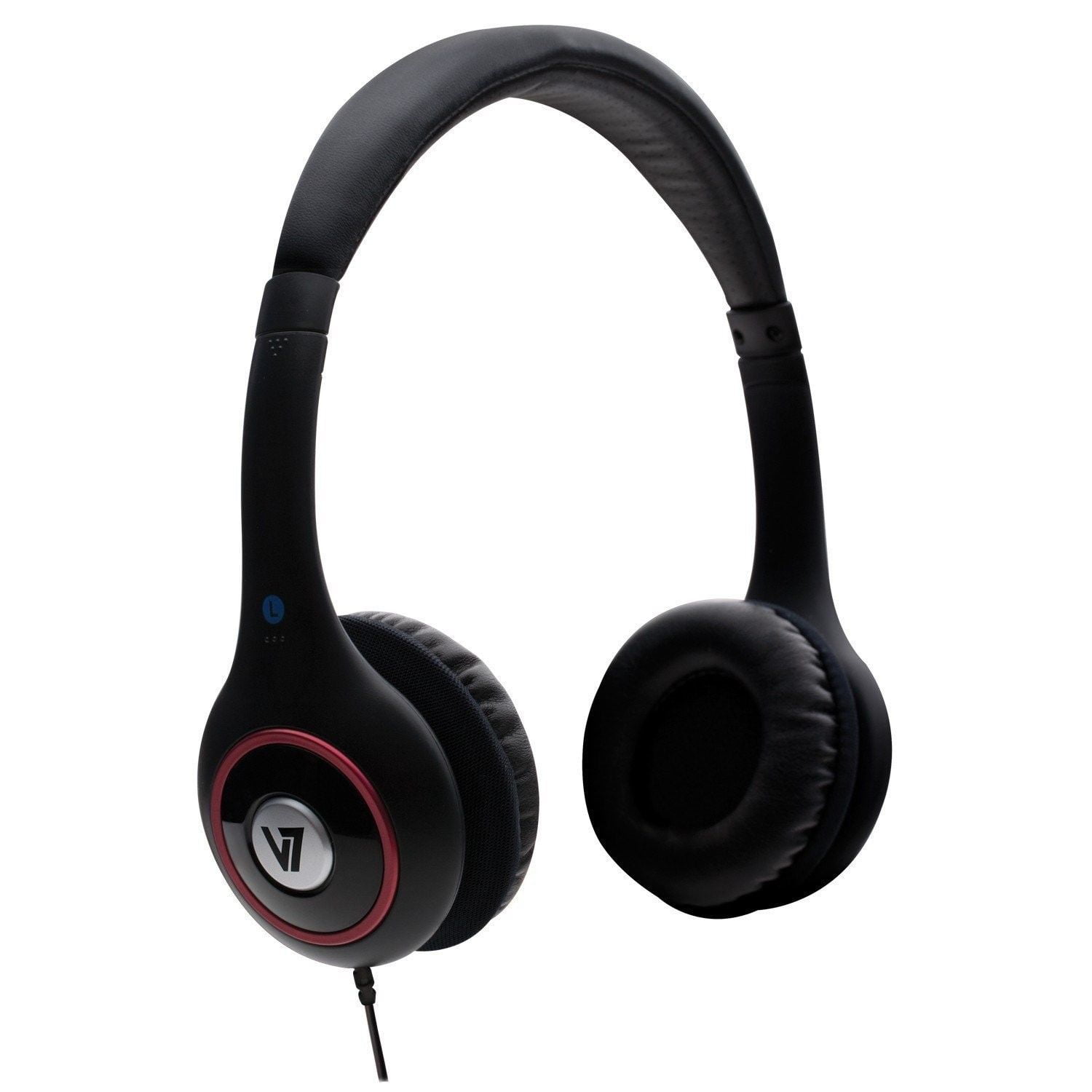 4 Pack V7 HA5102NP Deluxe Stereo (Black) Headphones with Volume