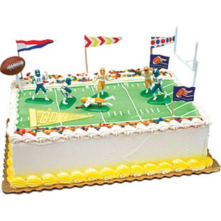 Touchdown Football Cake Kit Cake Adornments 1 Kit Walmart Com