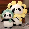 thumbnail image 4 of 30/40cm lindos juguetes de peluche panda encantadores osos animales cosplay unicornio dinosaurio conejo flores almohada rellena suave para regalo de niños, 4 of 5