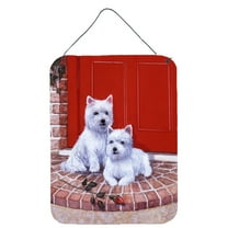 Red Door Westies Wall or Door Hanging Prints