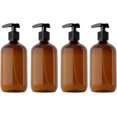 thumbnail image 1 of Dispensador de jabón de baño de 4 x 300 ml Botellas vacías con bomba Gel de manos Jabón, 1 of 5