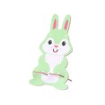 thumbnail image 1 of Soporte para celular de madera con diseño de conejo adorable - Verde, ideal para tablets y decoración de escritorio, 1 of 6