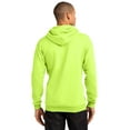 thumbnail image 2 of Port & Company Mens Classic Hooded Sweatshirt, Neon Yellow, Large, 2 of 2