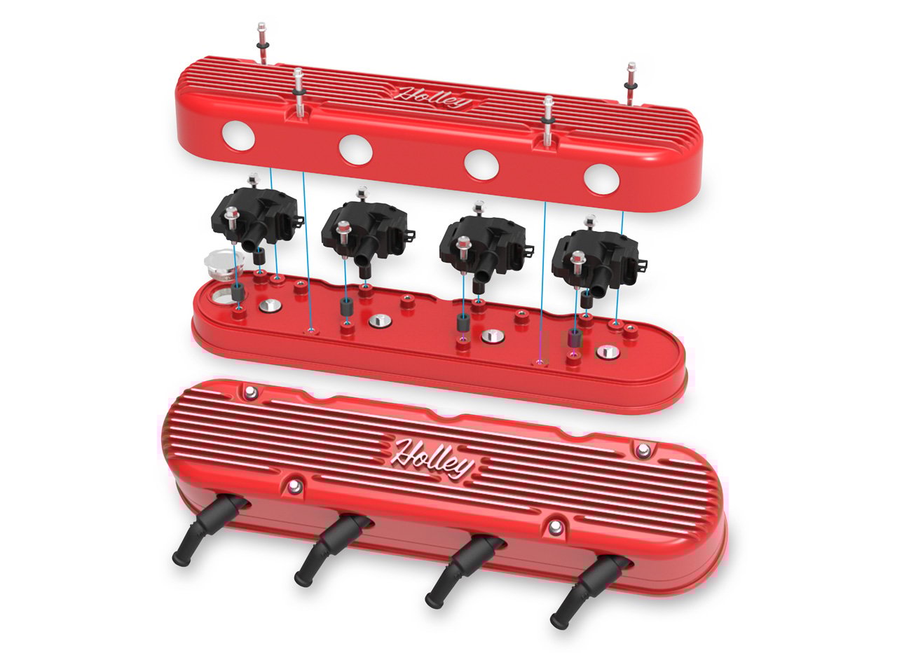 thumbnail image 4 of Holley Performance 241-174 Engine Valve Cover Set, 4 of 7