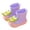 C11 Purple, variant on Yuncity Toddler Rain Boots Boys Grils Ankle Water Shoes Waterproof Cute Cartoon Non- Outdoor Daily And Rainy Days Wear Unisex Toddler Boots Size 2-3 Years Blue
