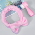 thumbnail image 6 of ROZYARD 2-in-1 Manual Cleansing Brush Facials Cleansing Brush Bowknot Headbands Makeup Headbands Deeply Cleanser Skincare Tools, 6 of 20