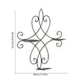 thumbnail image 3 of Mouliraty Metal Wall Candle Sconce Holders, Hanging Mounted Wall Decor for Living Room Bedroom Dining Room Wall Decorations, 3 of 6