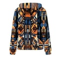 thumbnail image 5 of Frostluinai Aztec Cow Westerna Hoodies for Women Vintage Ethnic Graphic Pullover Cowgirl Sweatshirts Casual Loose Hoodie with Pocket, 5 of 5