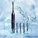 thumbnail image 4 of Cepillo de dientes - Cepillo de dientes con 5 cabezales - 5 modos de limpieza - Resistente al agua IPX7 - Cepillo de dientes mejorado - Mayor durabilidad - Carburación más rápida, 4 of 7