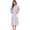 Lavender+White, variant on U2SKIIN Womens Plush Robe, Soft Fluffy Bathrobe Lightweight Button Warm Loungewear,(Light Pink+White,S-M)