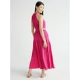 thumbnail image 2 of Scoop Women’s Plisse Halter Maxi Dress with Cutouts, Sizes XS-XXL, 2 of 4