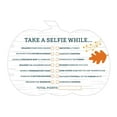 Big Dot Of Happiness Thanksgiving Selfie Scavenger Hunt Game - Set Of 12 Pumpkin-Shaped Cards For Fall Parties