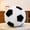 B, variant on Soccer Pillow, Soccer Ball Plush,Fluffy Soft Round Stuffed Soccer Ball Throw Pillows, Durable Soccer Pillow Plush Sports Gifts for Bedroom Decor