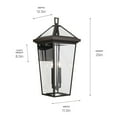 thumbnail image 2 of Kichler Lighting - Regence - 2 Light Large Outdoor Wall Mount In Traditional, 2 of 5