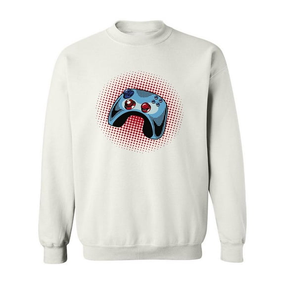 Pop Art Videogame Controller Sweatshirt Men -Image by Shutterstock, Male 4X-Large