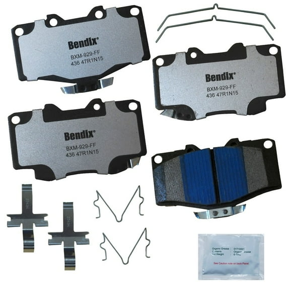 Bendix Brakes Disc Brake Pad Set Fits select: 1996-2000 TOYOTA 4RUNNER, 1988-1995 TOYOTA PICKUP