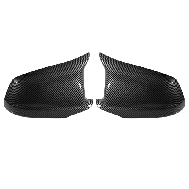 Par Coche Exterior Retrovisor Espejo Cubierta Tapa Carbono Fibra Patrón