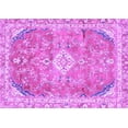 thumbnail image 1 of Ahgly Company Indoor Rectangle Abstract Purple Modern Area Rugs, 2' x 4', 1 of 4