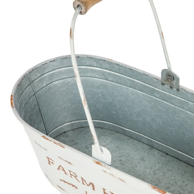 H-E-B Oval Cleaning Bucket with Handle