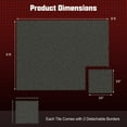thumbnail image 3 of Costway 24 PCS 0.79" Thick Rubber Top Exercise Mat 96 Sq Ft Non-Slip & Shock Equipment, 3 of 10