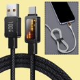 thumbnail image 2 of Cable de datos luz ambiental 1,2m 60/100W USB TIPO C, 2 of 6