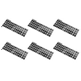 thumbnail image 1 of 6X White Letters English Keyboard Sticker Decal Black for Laptop PC, 1 of 8
