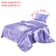 thumbnail image 4 of Funda de edredón Funda nórdica de seda artificial Cremallera Funda de almohada para dormir Juego de cama, Doble, 168x229cm, Morado Advancent HA003632-13, 4 of 7