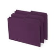 thumbnail image 1 of Continental Letter size File Folders. Burgundy colour, 12 count, 1 of 3