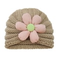thumbnail image 2 of Zhaomeidaxi Flower Soft Toddler Winter Hat Woolen Yarn Knitted  Warm Kids Winter Hat for Baby Girls Boys Daily Wear, 2 of 4