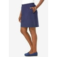 thumbnail image 3 of Jessica London Women's Plus Size Everyday Stretch Cotton Skort, 3 of 3