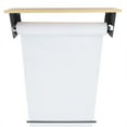 thumbnail image 5 of 24'' Paper Roll Cutter Wall Mounted Kraft Paper Dispenser Cutter Wood Floating Shelf, 5 of 12