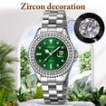 thumbnail image 3 of SKMEI Watches for Women Luxury Dress Waterproof Wrist Watch Stainless Steel Ladies Watch with Luminous Date, 3 of 9