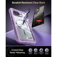 thumbnail image 4 of Poetic Guardian MagPro Case for Google Pixel 10A 5G, MagSafe Compatible | 20FT Mil-Grade Drop Tested | Tempered Glass Screen Protector, Full Body Shockproof Phone Case for Pixel 10A, Purple/Clear, 4 of 9