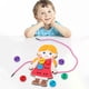 thumbnail image 4 of juguetes educativos Montessori, material didáctico, de cordones, ropa de juguete, enhebrado , , aprendizaje, - yotijar Juguetes de botones de enhebrado, 4 of 9