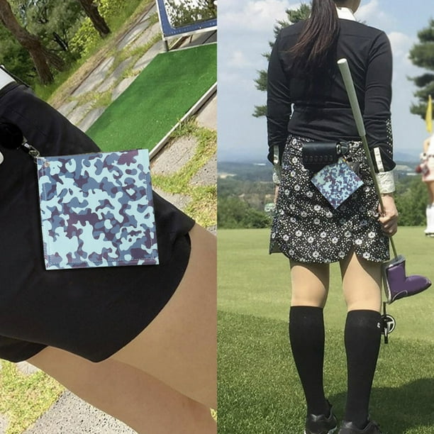 Toallas de Golf que limpian palos de pelota toalla de limpieza Ehuebsd absorbente del sudor con gancho de mosquetón accesorios de práctica de entrenamiento de Golf
